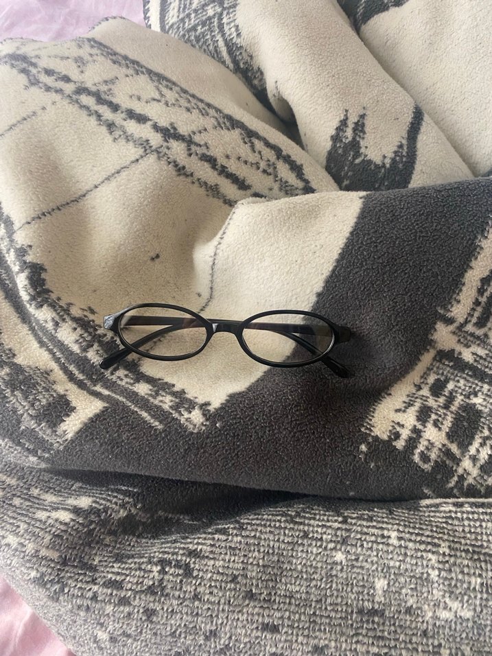 Siyah Minimalist Gotik Kadın Gözlüğü - Görsel 2