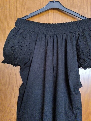 Siyah penye elbise - Görsel 6