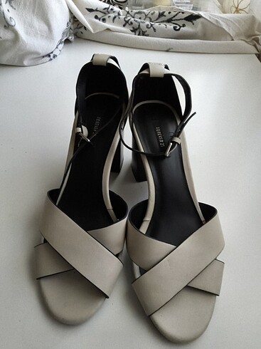 Bej Kadın Ayakkabı 38 Numara - Görsel 6