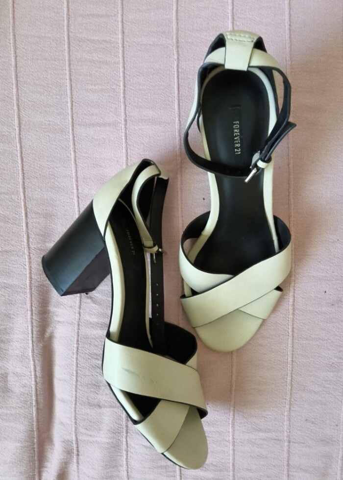 Bej Kadın Ayakkabı 38 Numara - Görsel 4