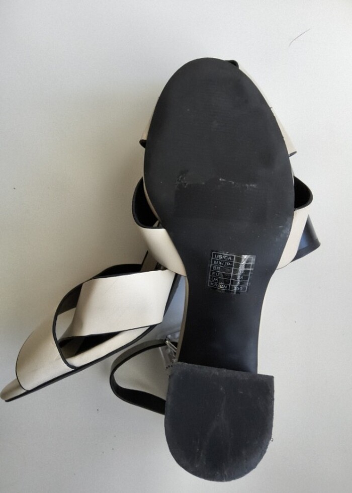 Bej Kadın Ayakkabı 38 Numara - Görsel 5