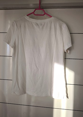 Guess Guess Beyaz Baskılı Kısa Kollu Tişört