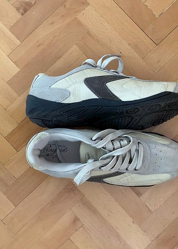 44 Beden beyaz Renk Beyaz Gri Erkek Spor Ayakkabı