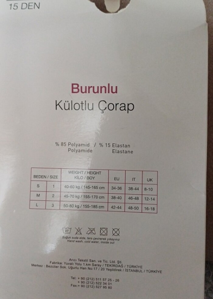 Külotlu corap 57 ten rengi - Görsel 3