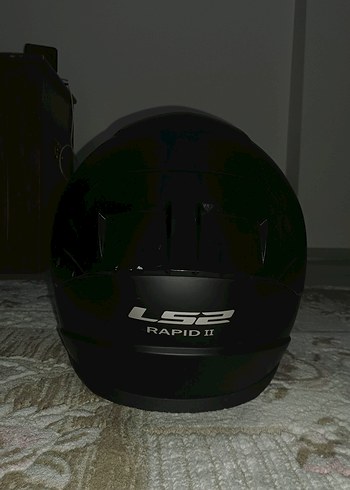 LS2 Siyah Minimalist Motosiklet Kaskı - Görsel 3