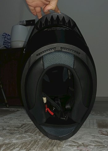 LS2 Siyah Minimalist Motosiklet Kaskı - Görsel 4