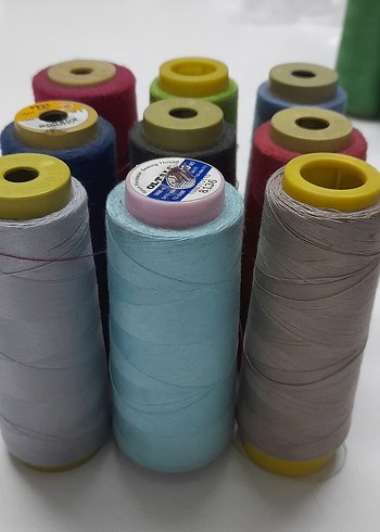120 numara renkli dikis ipleri