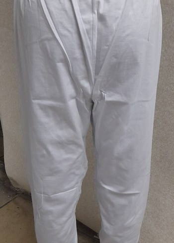 Erkek Penye İçlik Alt Beyaz - Görsel 5