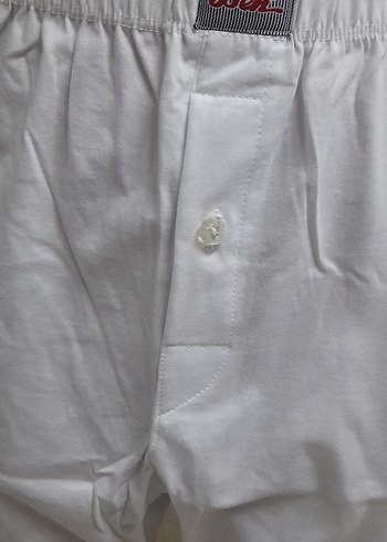 Erkek Penye İçlik Alt Beyaz - Görsel 3