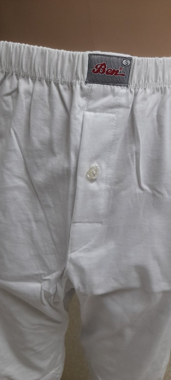 Erkek Penye İçlik Alt Beyaz - Görsel 3