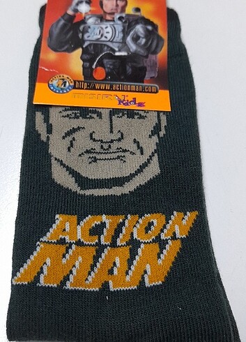 Action man  erkek çocuk çorabı  - Görsel 4
