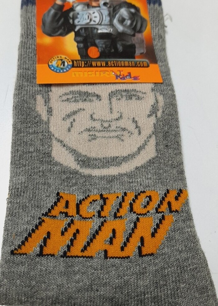 Action man  erkek çocuk çorabı  - Görsel 3