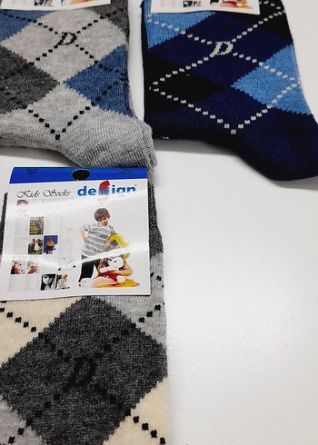 Çocuk Desenli Çok Renkli Çoraplar 6-8 - Görsel 3