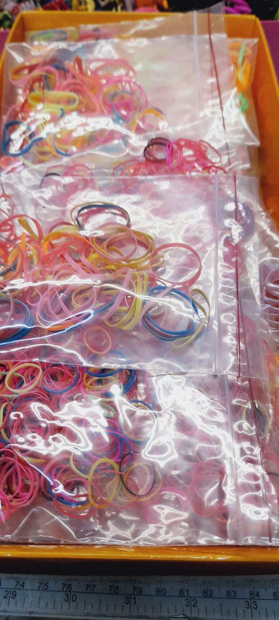 Renkli Lastikli Çocuk Saç Tokaları ve Toka Seti topluca - Görsel 5