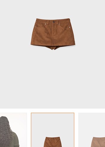 Stradi süet etek - Görsel 4