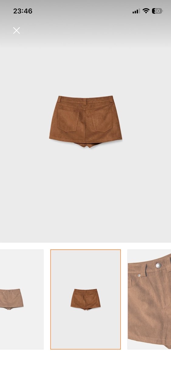 Stradi süet etek - Görsel 5