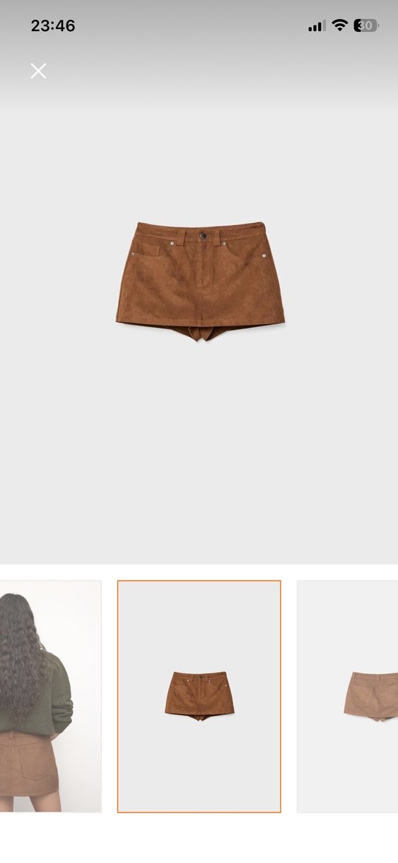 Stradi süet etek - Görsel 4