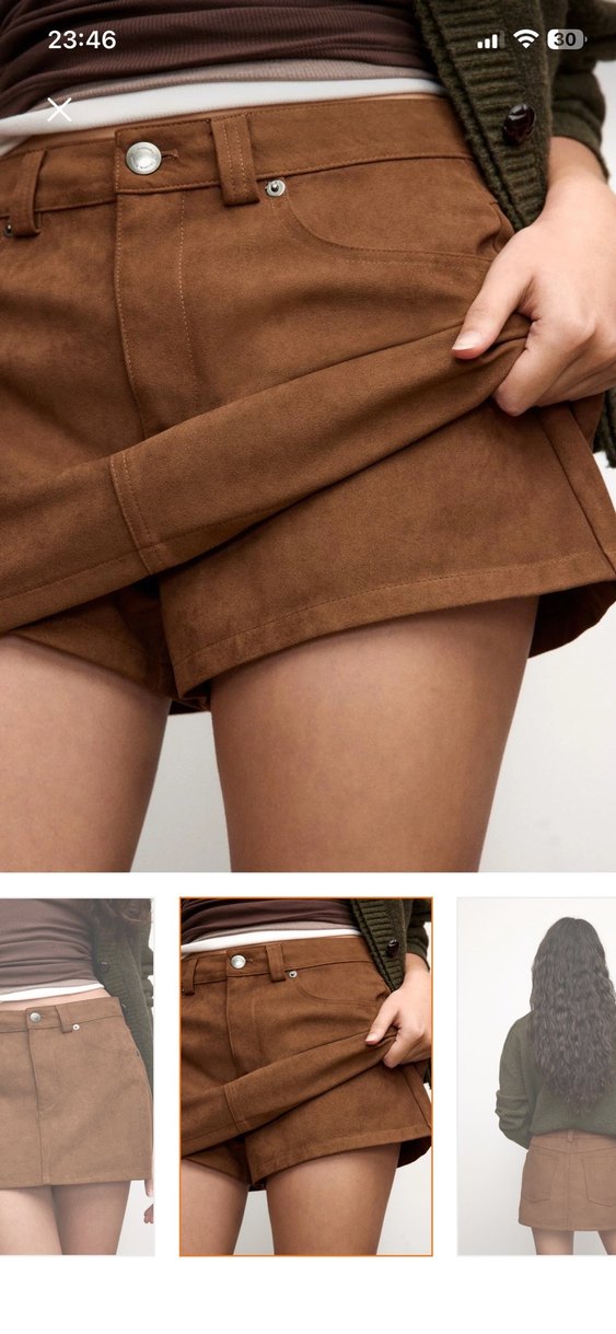 Stradi süet etek - Görsel 3