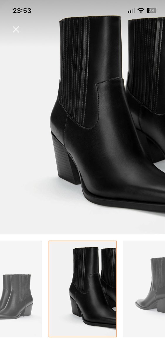 Pull and bear kovboy bot - Görsel 3