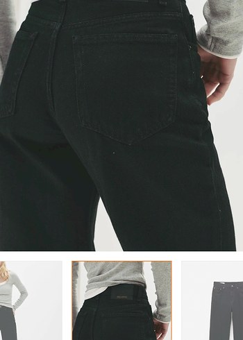 Pull and bear siyah jean - Görsel 5