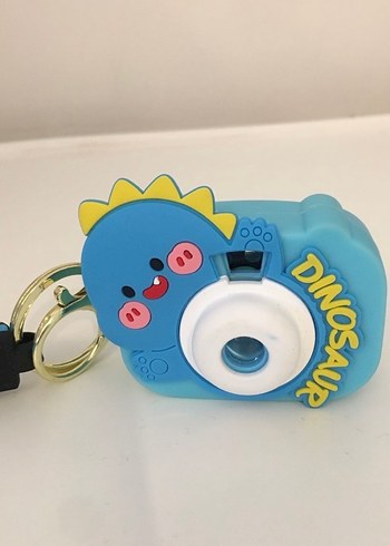 Renkli Elastik Dinozor Anahtarlık - Görsel 2