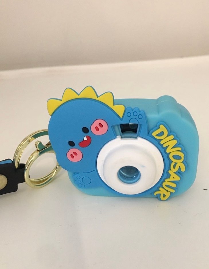 Renkli Elastik Dinozor Anahtarlık - Görsel 2