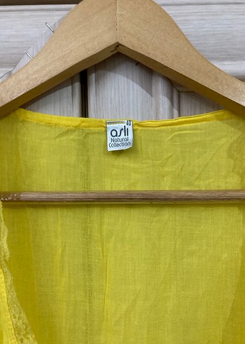 Sarı Uzun Bohem Kadın Sabahlık - Görsel 2