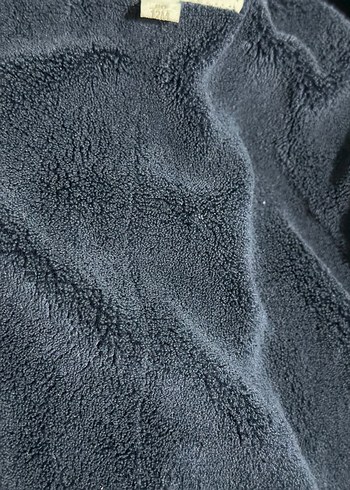 KANZ Gri Denim Görünümlü Kürklü Bebek Tulumu - Görsel 5