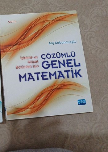 Çözümlü genel matematik işletme&iktisat