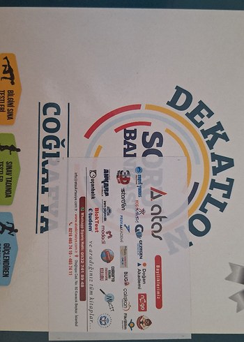Dekatlon yayıncılık TYT Coğrafya soru kitabi.