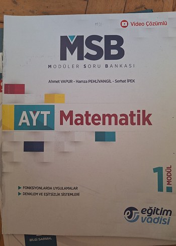 MSB AYT Matematik Modül Soru Bankası 1. Modül