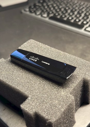 Cisco linksys WUSB100 network wifi adaptör - Görsel 2