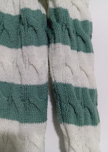 Uzun Kollu Örgü Kadın Hırka - Görsel 3