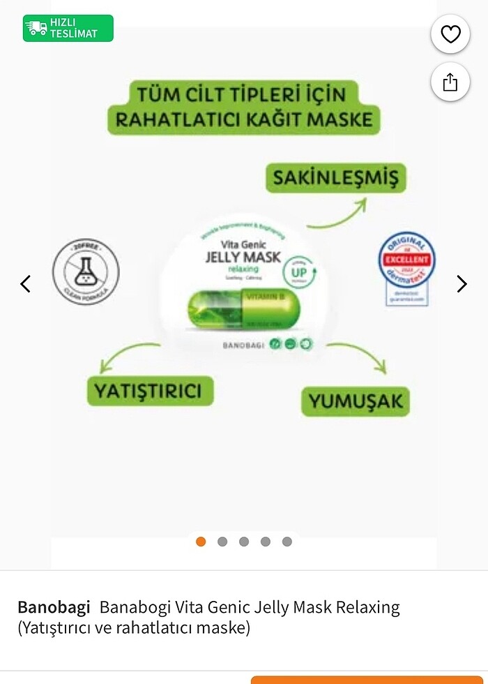 Banobagi Marka Cilt Bakım Maskesi - Görsel 3