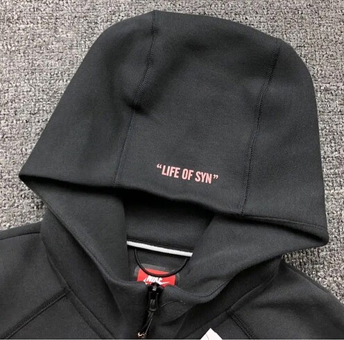 xl Beden siyah Renk Synaworld nike tech fleece takımı