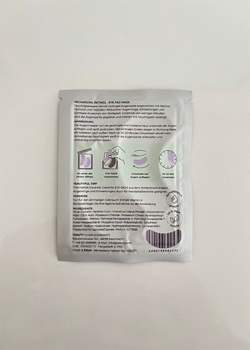 YEAUTY Retinol İçerikli Göz Pedi Maskesi - Görsel 2