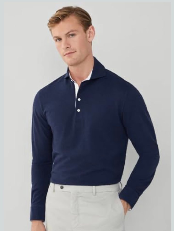 HACKETT CUTWAY GÖMLEK YAKA UZUN KOL POLO - Görsel 5