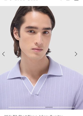 BUGATCHİ WİDE RİP POLO L BEDEN - Görsel 6