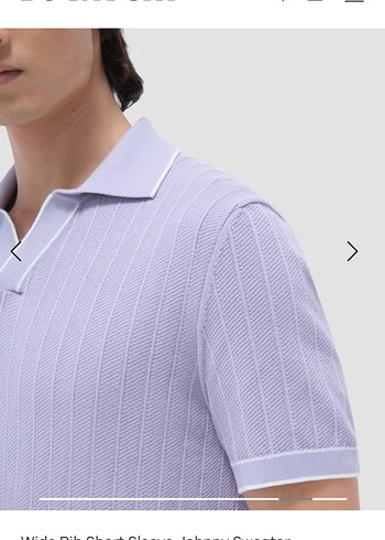 BUGATCHİ WİDE RİP POLO L BEDEN - Görsel 8