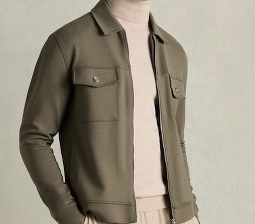 REİSS JERSEY İNTERLOK CEKET M BEDEN - Görsel 4