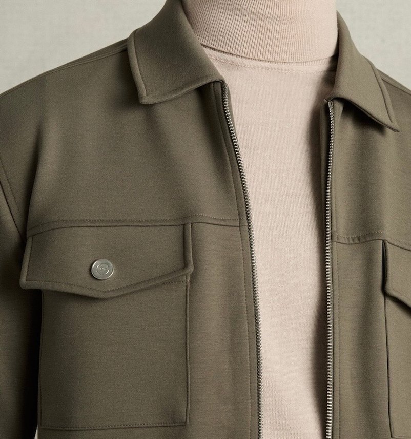 REİSS JERSEY İNTERLOK CEKET M BEDEN - Görsel 5