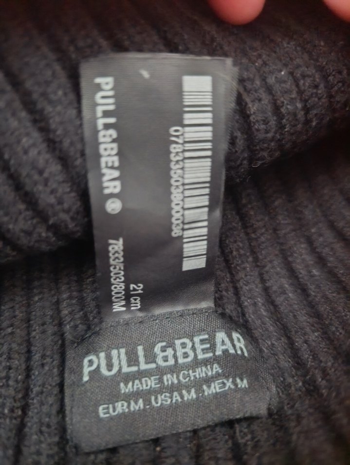 Gri Örgü Kadın &Erkek  Yün Bere - Görsel 4