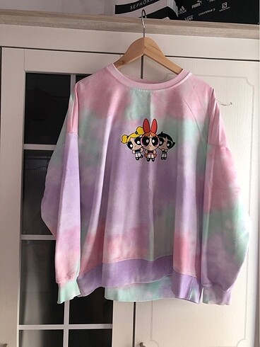 Renkli sweatshirt