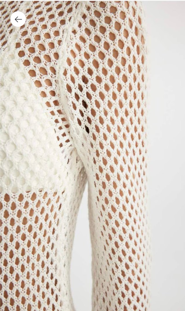 File örgü plaj elbisesi - Görsel 5