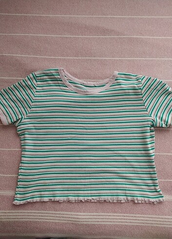 LC Waikiki Lcw Renkli Crop Tişört
