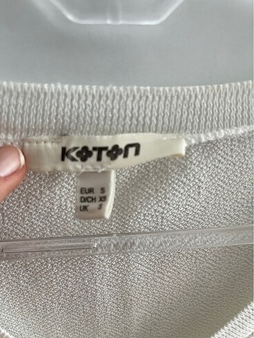 s Beden beyaz Renk Koton Bluz