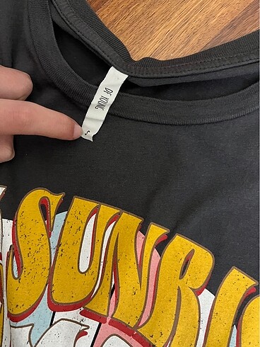 s Beden Defacto baskılı tshirt
