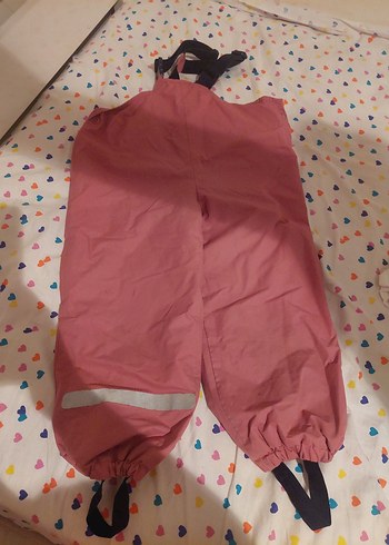 Kız Çocuk Pembe Askılı Rahat Tulum