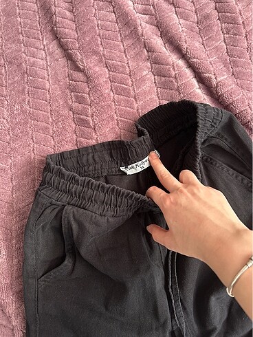 xs Beden Siyah rahat pantolon