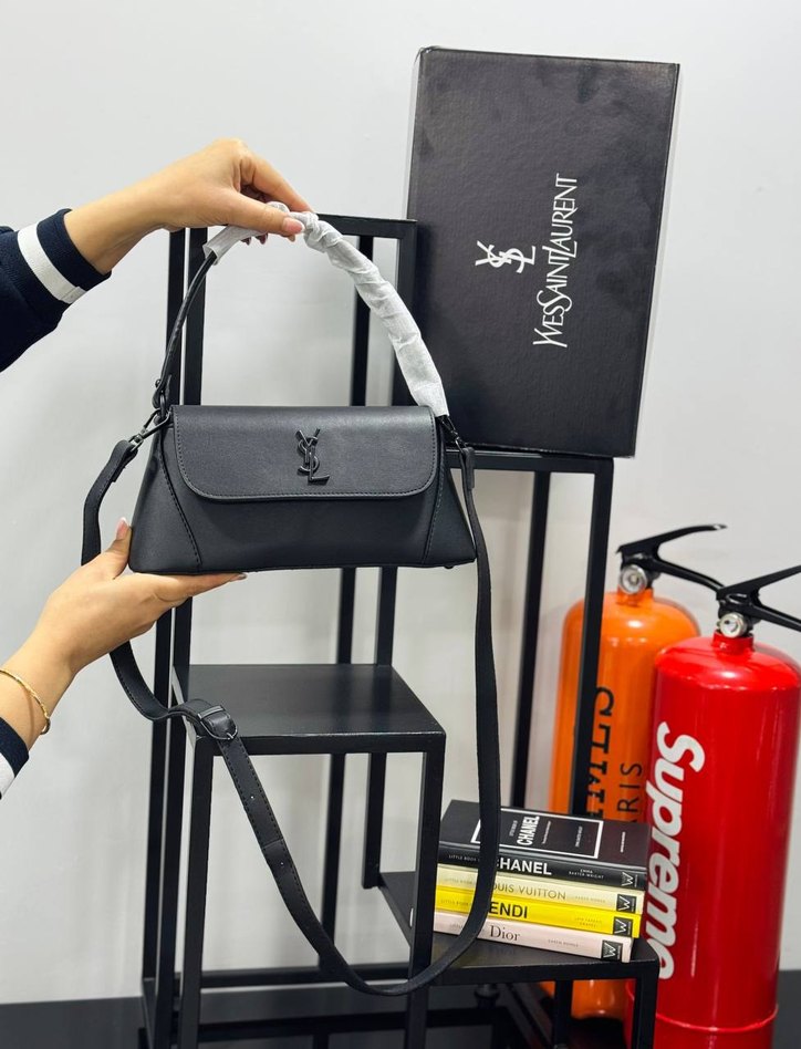 YSL Deri Kadın Omuz Çantası - Görsel 4